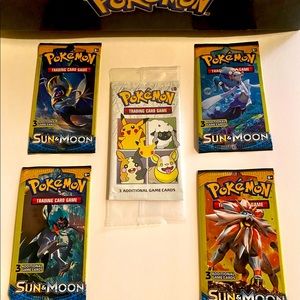 Pokémon Sun Moon and GM Promo Pack cards SEALED